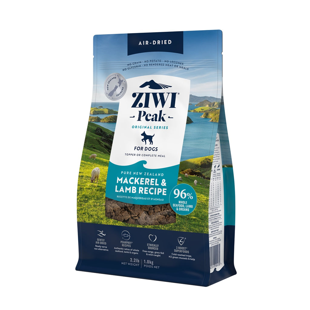 Ziwi Peak Dog Gently Air-Dried Mackerel & Lamb