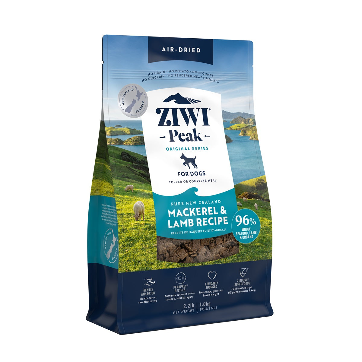 Ziwi Peak Dog Gently Air-Dried Mackerel & Lamb